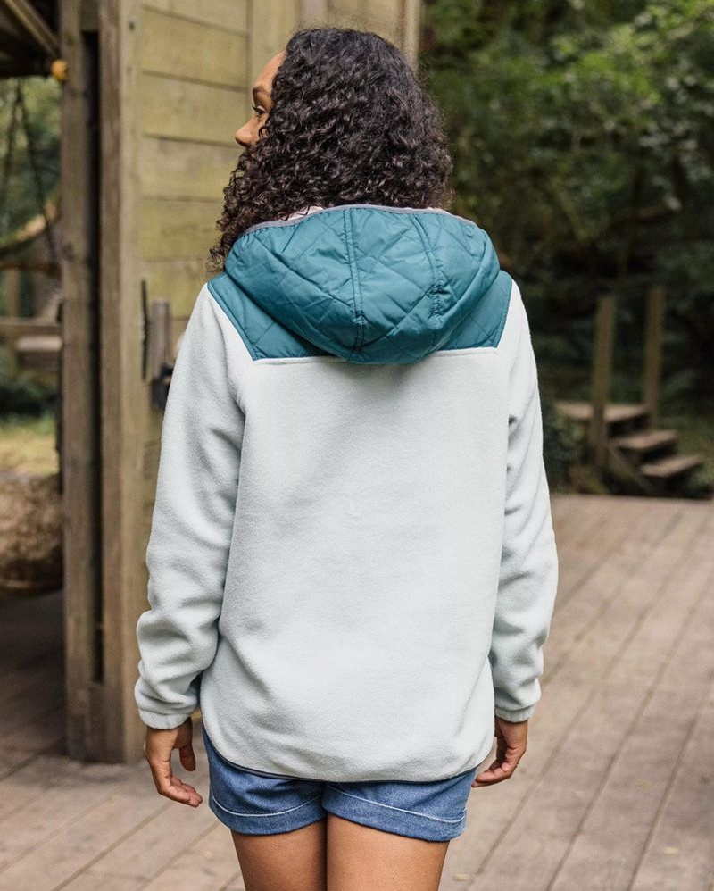 Runo Passenger Juana Recycled Polar Zakapturzony Damskie Surf Spray | Polska-PFJWIN217