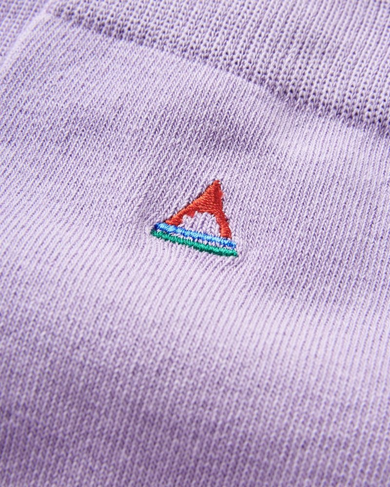 Skarpetki Passenger Organic Crew Damskie Dusty Lilac | Polska-NMHODA673