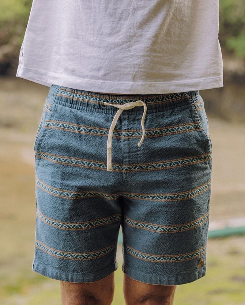 Spodenki Passenger Drifter Organic Bawełniane Jacquard Męskie Paski | Polska-IUCRMO435