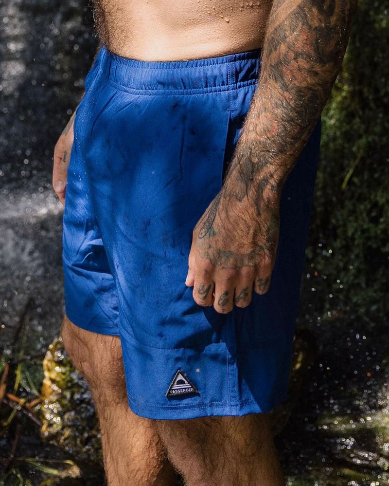 Spodenki Passenger Porto Recycled All Purpose Swim Męskie Niebieskie | Polska-ZKAOQR126