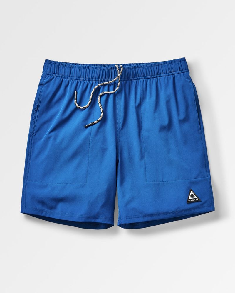 Spodenki Passenger Porto Recycled All Purpose Swim Męskie Niebieskie | Polska-ZKAOQR126