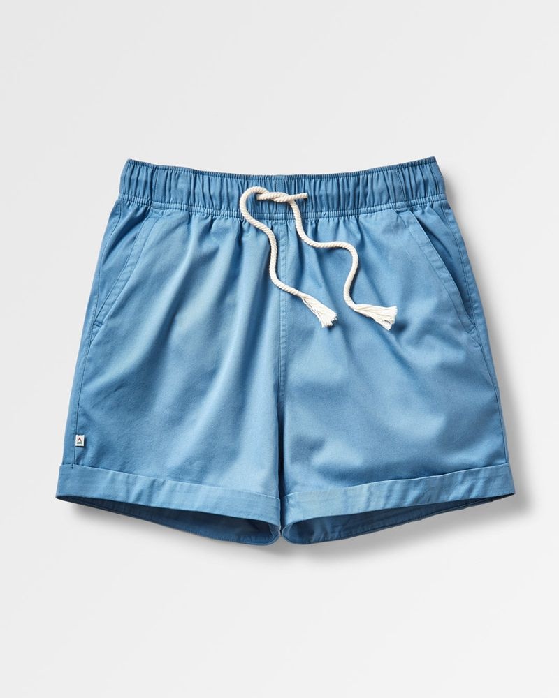 Spodenki Passenger Santosa Twill Damskie Niebieskie | Polska-UYHNOL842