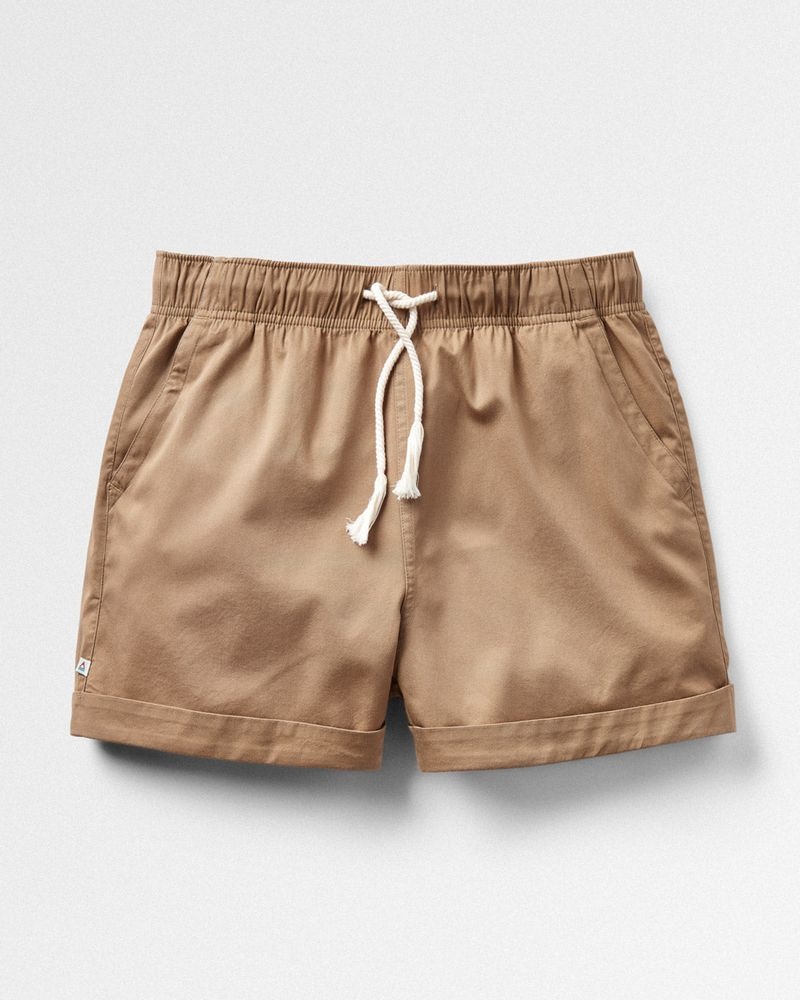 Spodenki Passenger Santosa Twill Damskie Khaki | Polska-DTECUH278