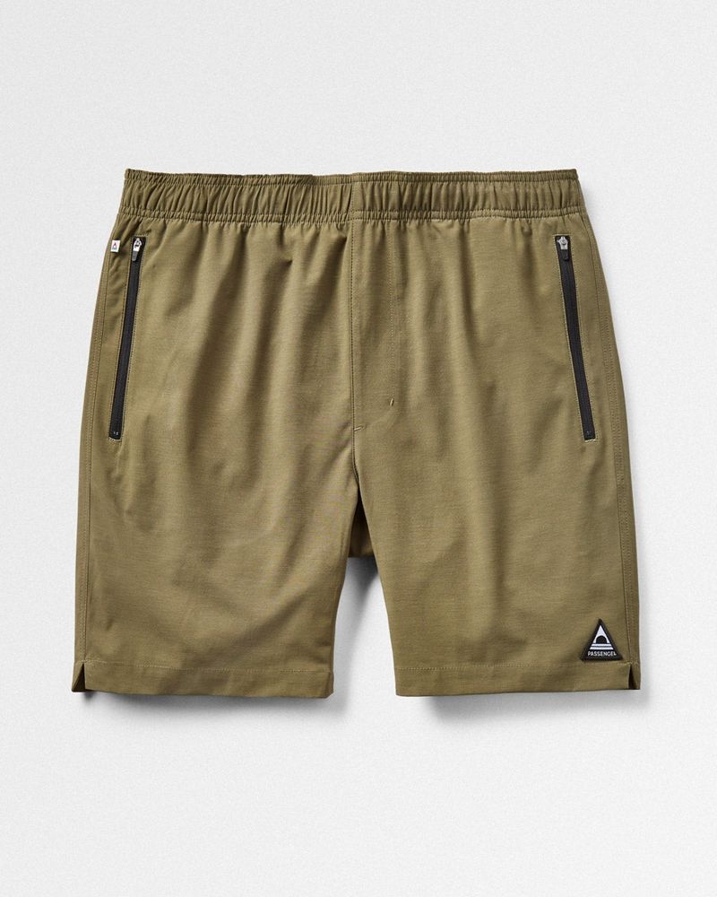 Spodenki Passenger Traveller Organic All Purpose Męskie Khaki | Polska-PTNYBW021