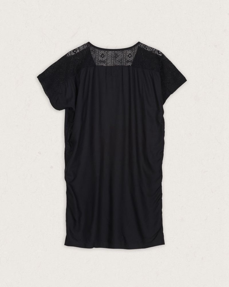 Sukienka Passenger Ambrose Oversized Organic Damskie Czarne | Polska-TFPYGR643