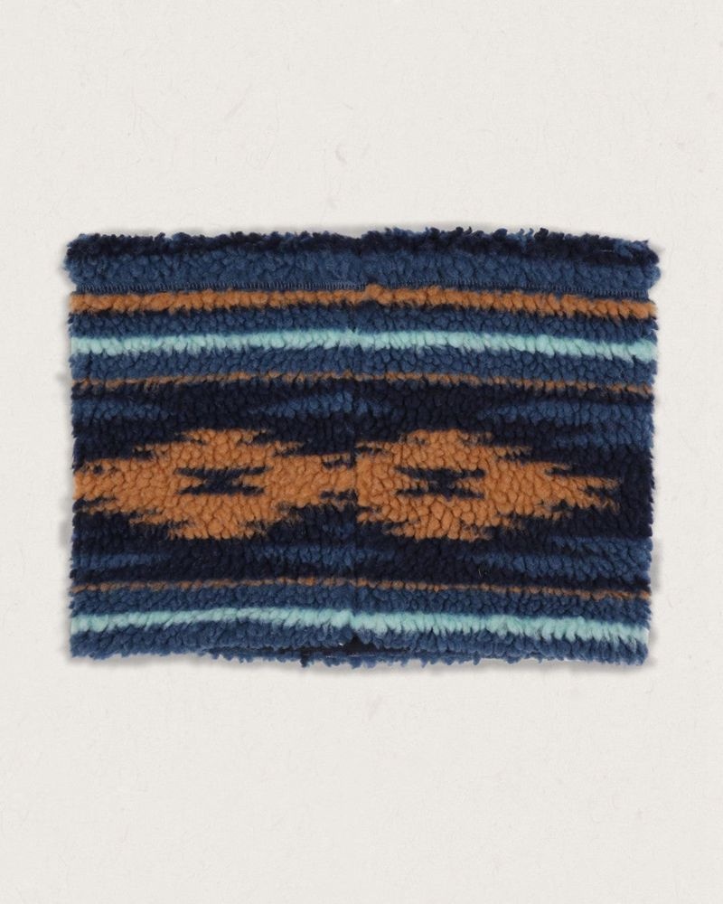 Szalik Passenger Mulled Sherpa Fleece Snood Męskie Niebieskie Koralowe | Polska-WVNIYC260