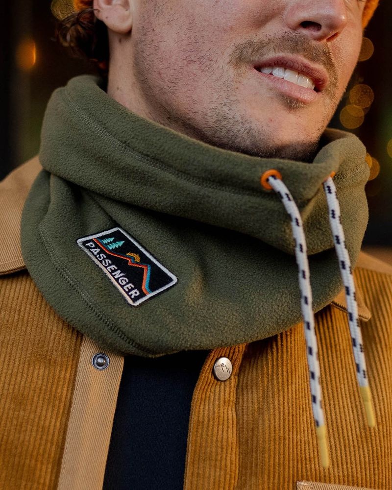 Szalik Passenger Tor Polar Fleece Snood Damskie Khaki | Polska-OIQHNZ562