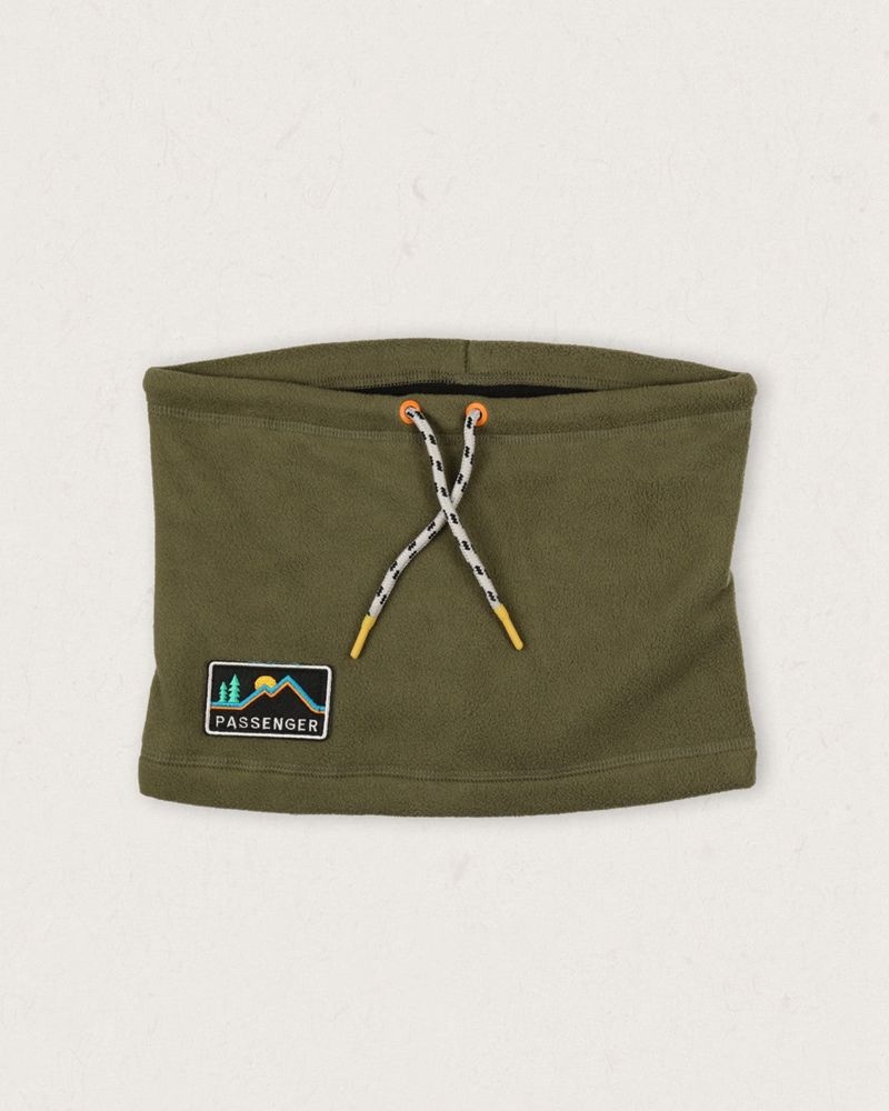 Szalik Passenger Tor Polar Fleece Snood Damskie Khaki | Polska-OIQHNZ562
