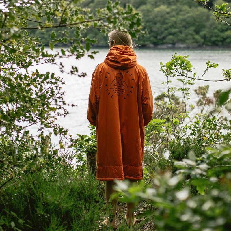 Szlafrok Passenger Escapism Recycled Sherpa Podszewką Changing Damskie Rust | Polska-OJKYEI801