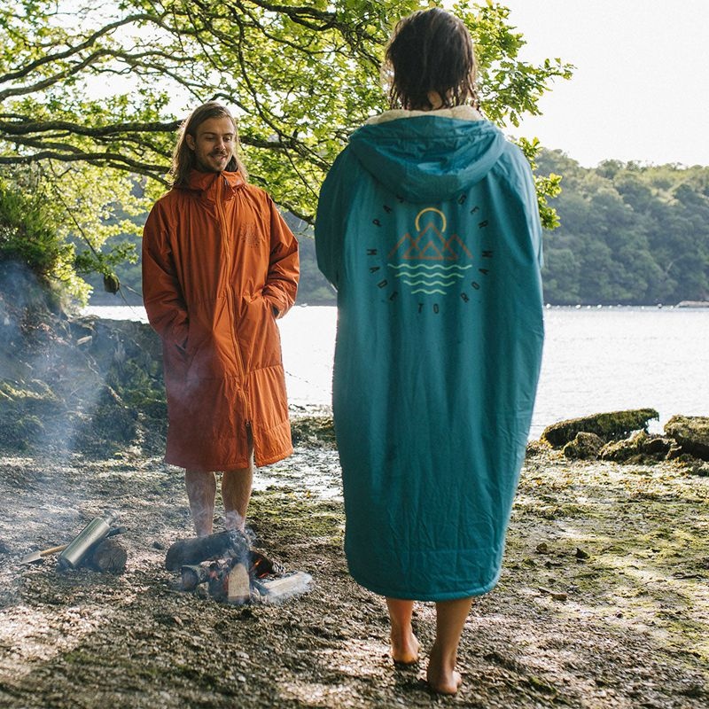 Szlafrok Passenger Escapism Recycled Sherpa Podszewką Changing Damskie Niebieskie | Polska-SMHFCB815
