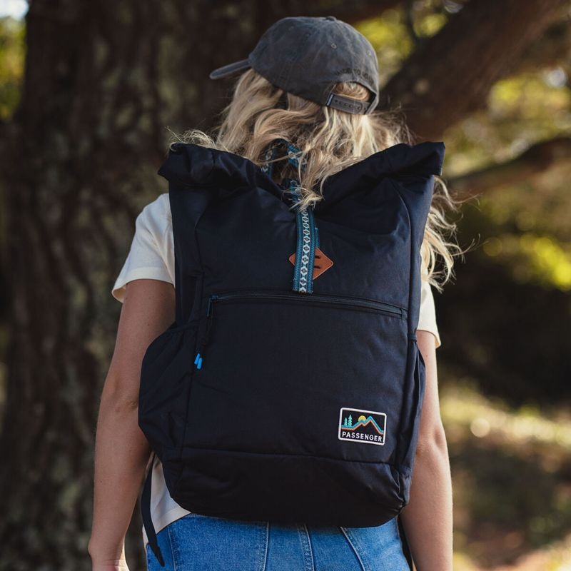 Torba Chłodząca Passenger Rolltop Recycled 32L Męskie Czarne | Polska-NJSBEW428