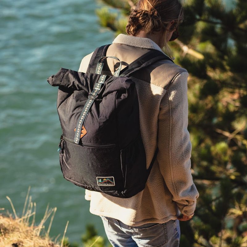 Torba Chłodząca Passenger Rolltop Recycled 32L Męskie Czarne | Polska-NJSBEW428