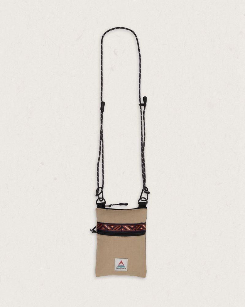 Torba Crossbody Passenger Journey Organic Damskie Khaki | Polska-GYFVQZ138
