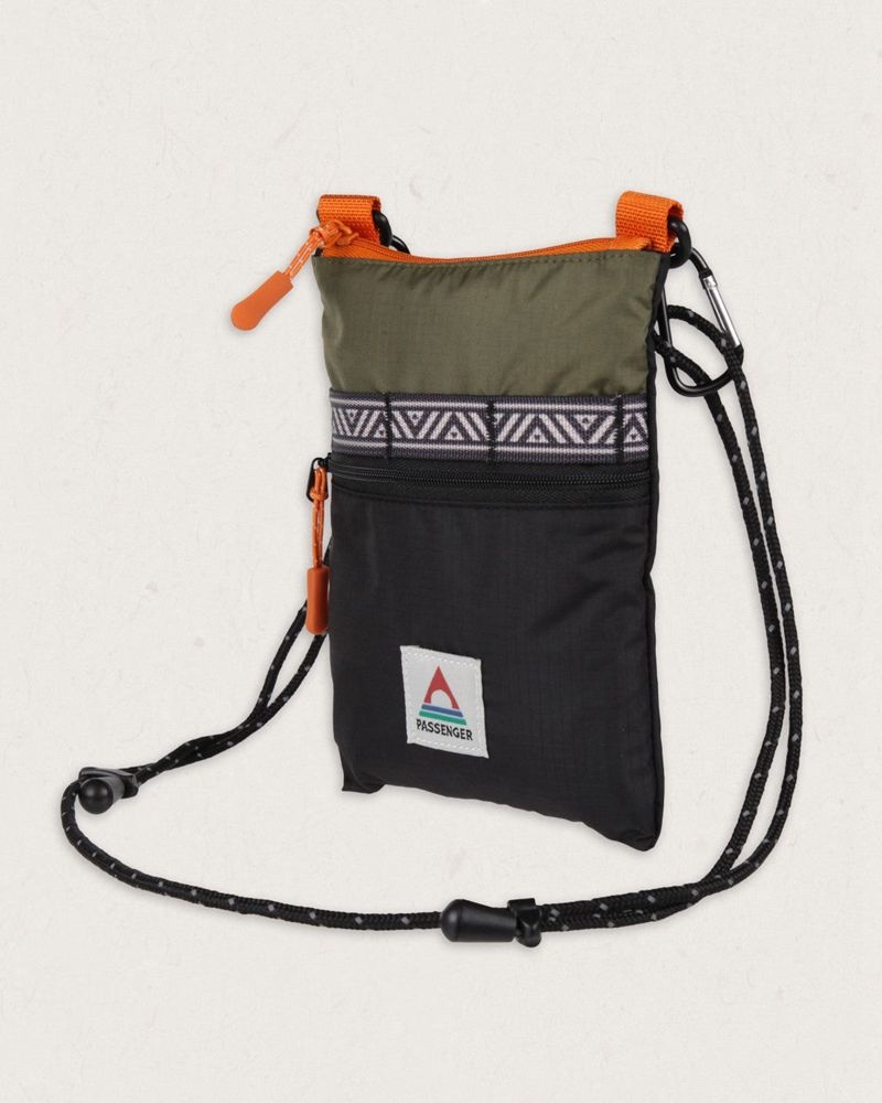 Torba Crossbody Passenger Journey Recycled Damskie Khaki | Polska-ABZQYF607