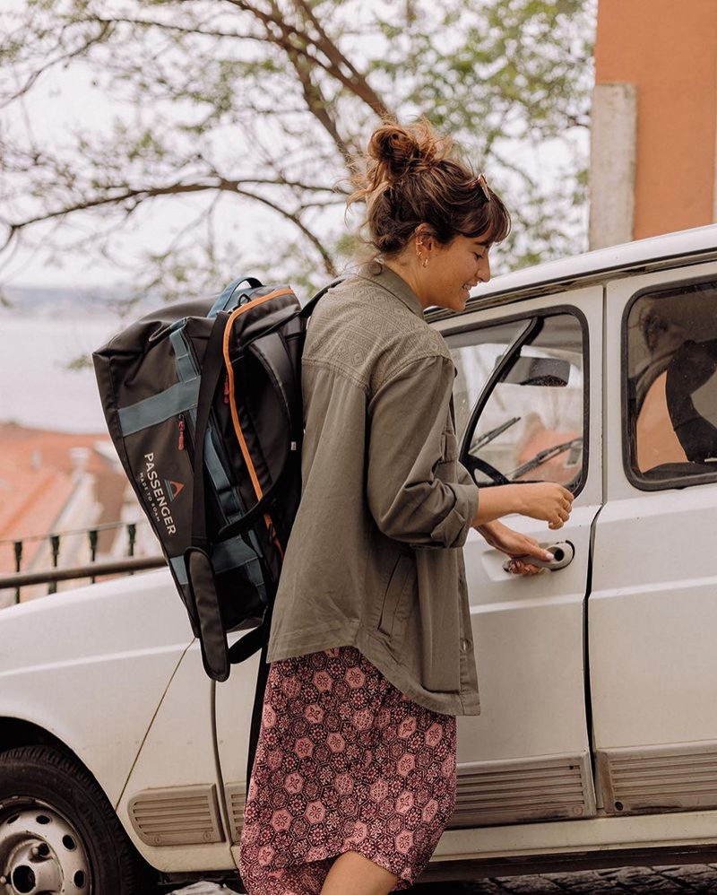 Torba Duffle Passenger Szosowe Trip 50L Duffle Męskie Czarne | Polska-BRAVMW703