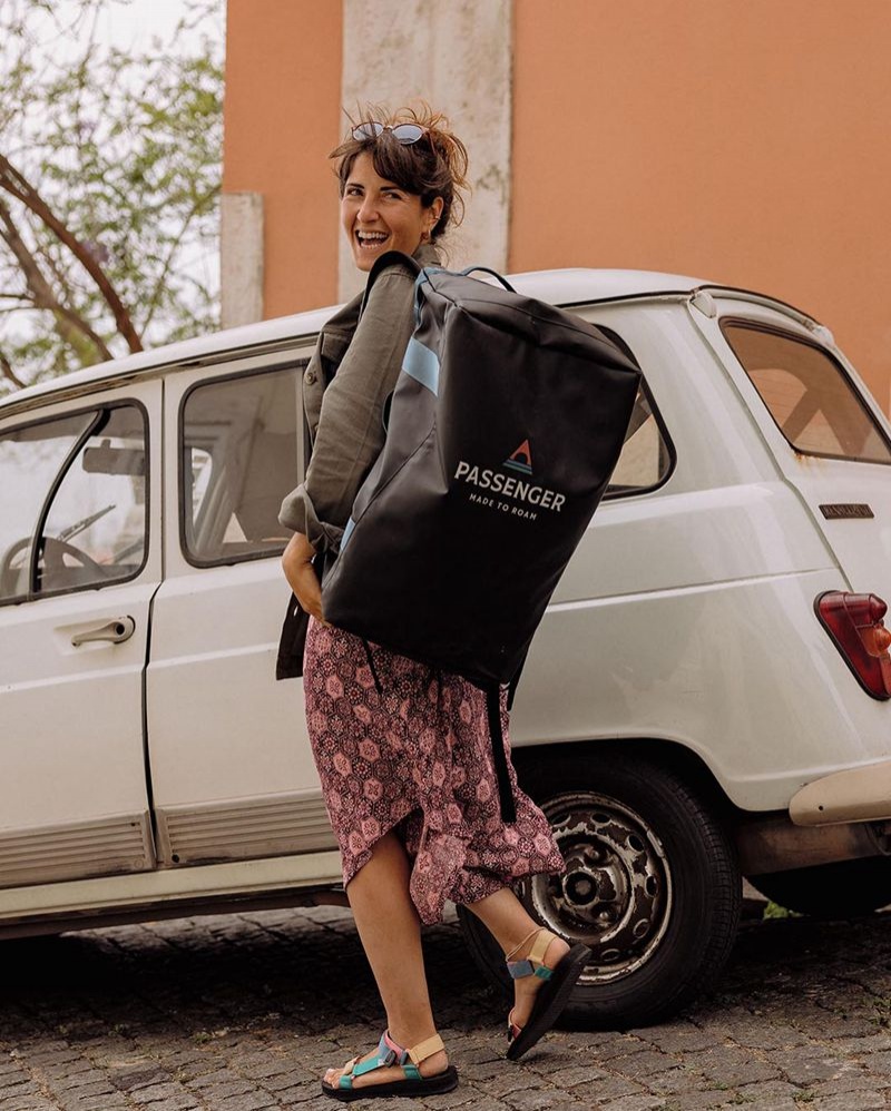 Torba Duffle Passenger Szosowe Trip 50L Duffle Damskie Czarne | Polska-QUJRWH917
