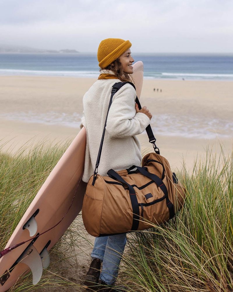 Torba Duffle Passenger Weekender 58L Recycled Polyester Damskie Brązowe | Polska-BFLQKD754