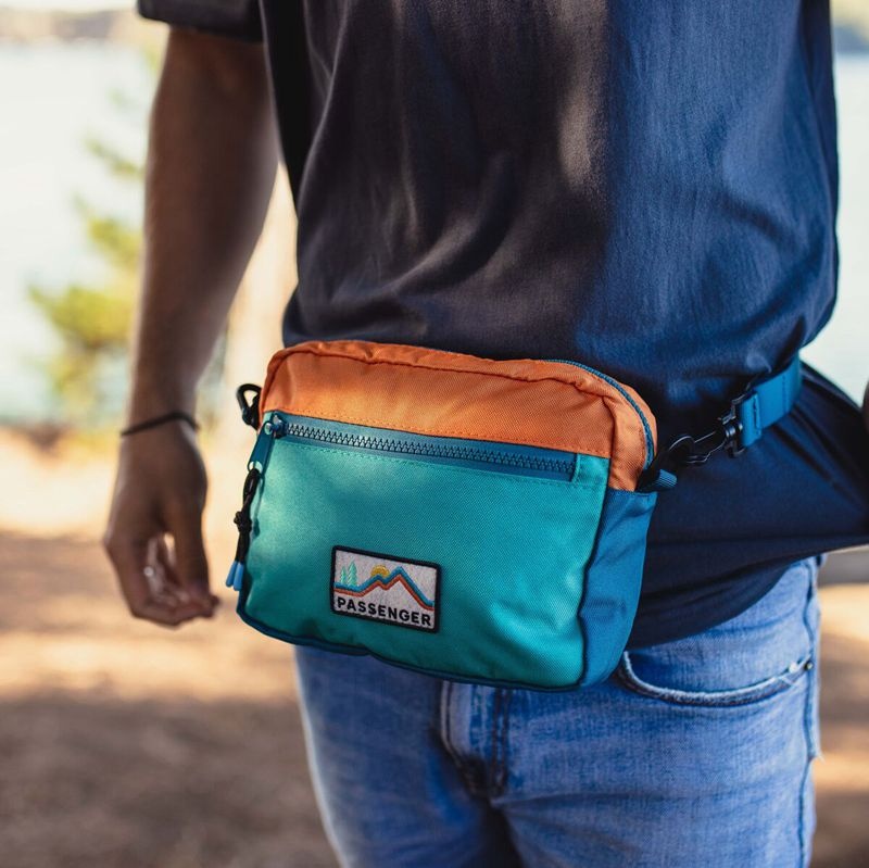 Torba Na Talię Passenger Mainland Recycled Męskie Multi Colour | Polska-IZLQOK962