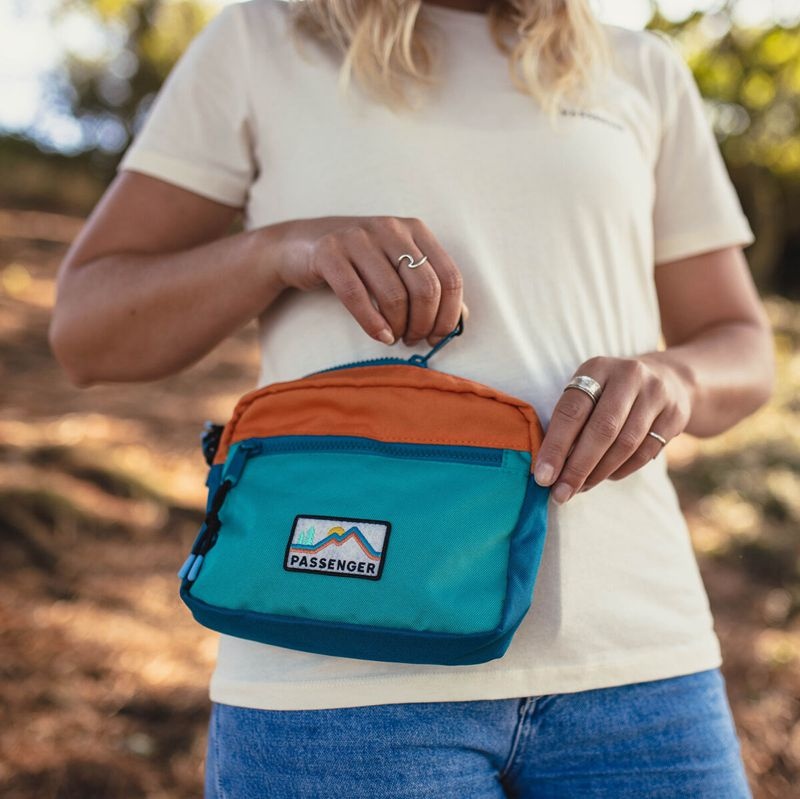 Torba Na Talię Passenger Mainland Recycled Damskie Multi Colour | Polska-GIUPKB157