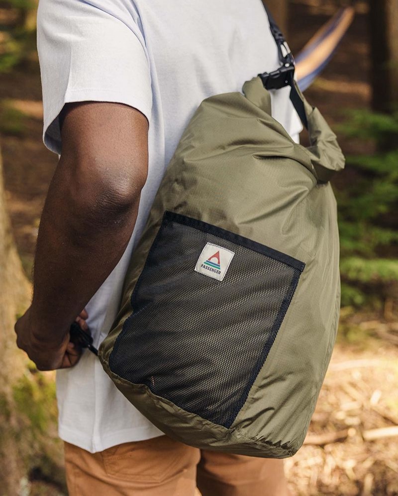 Torby Passenger Raft Recycled 30L Dry Męskie Khaki | Polska-QSYLDF238