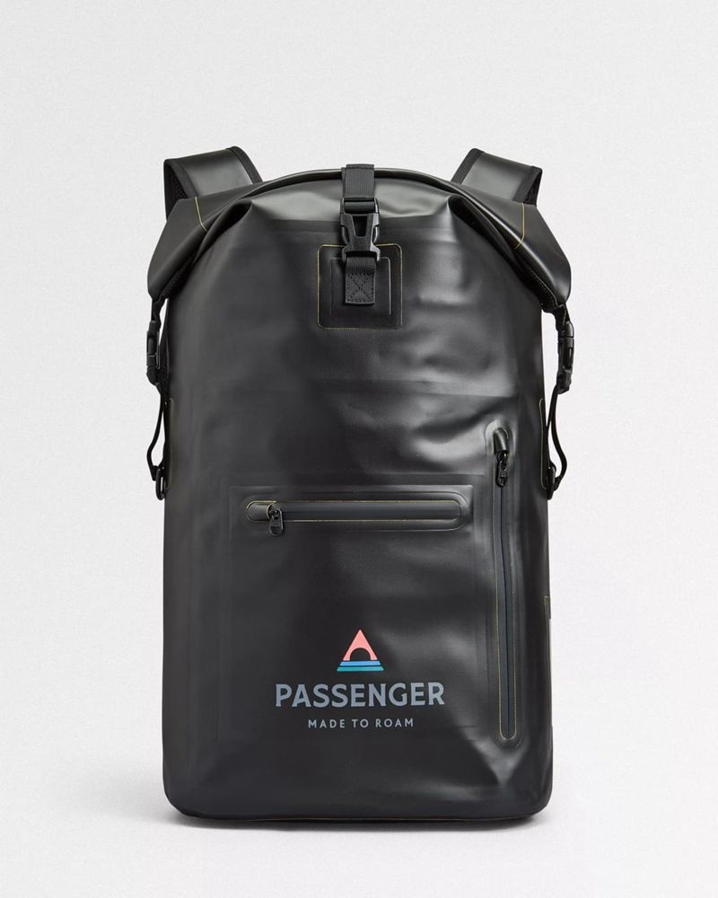 Torby Passenger Tide 25L Recycled Dry Męskie Czarne | Polska-QOAJGW029