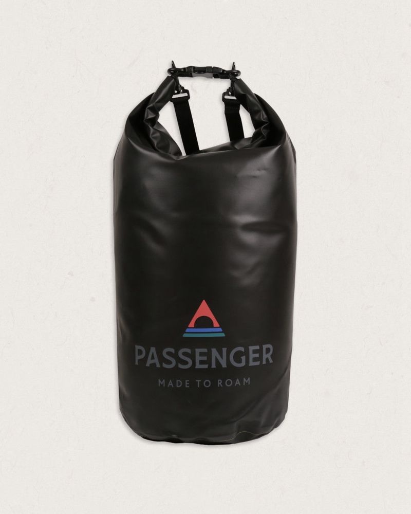 Torby Passenger Tide 30L Recycled Dry Męskie Czarne | Polska-UHOEJM905