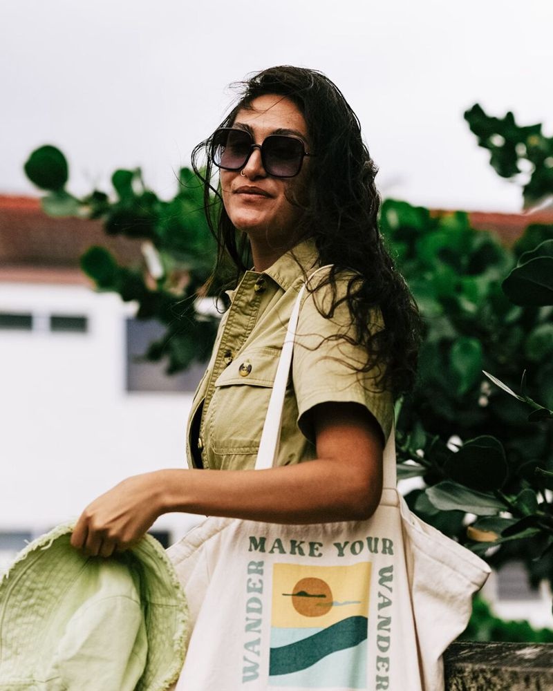 Torby Tote Passenger Sunrise Organic Bawełniane Męskie Białe | Polska-ZKTHPN025