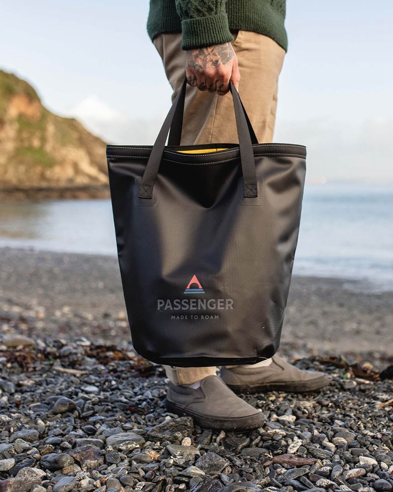 Torebka Bucket Bag Passenger Recycled Męskie Czarne | Polska-GNDHEB283