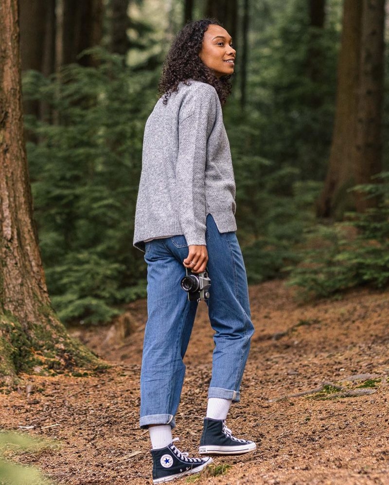 Zworki Passenger Cove Recycled Knit Damskie Szare | Polska-QCRHWM632