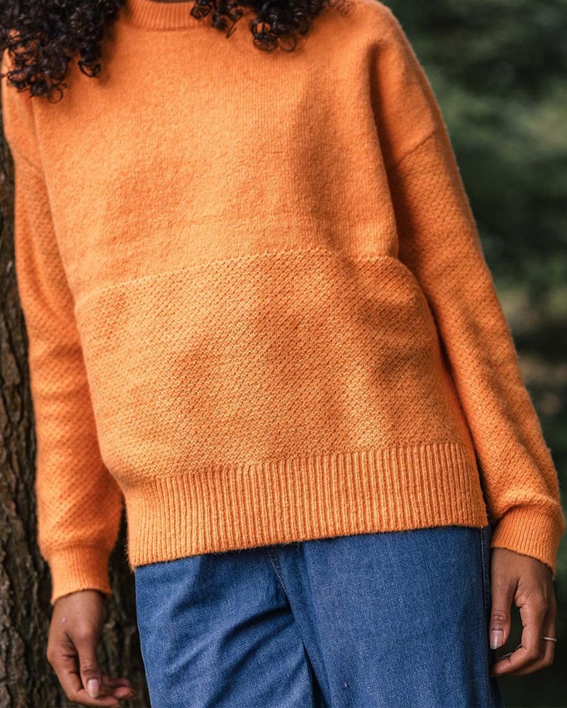Zworki Passenger Cove Recycled Knit Damskie Pomarańczowe | Polska-CJDLYB435