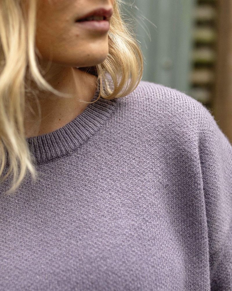 Zworki Passenger West Coast Recycled Trykotowy Damskie Dusty Lilac | Polska-VPJTCH534